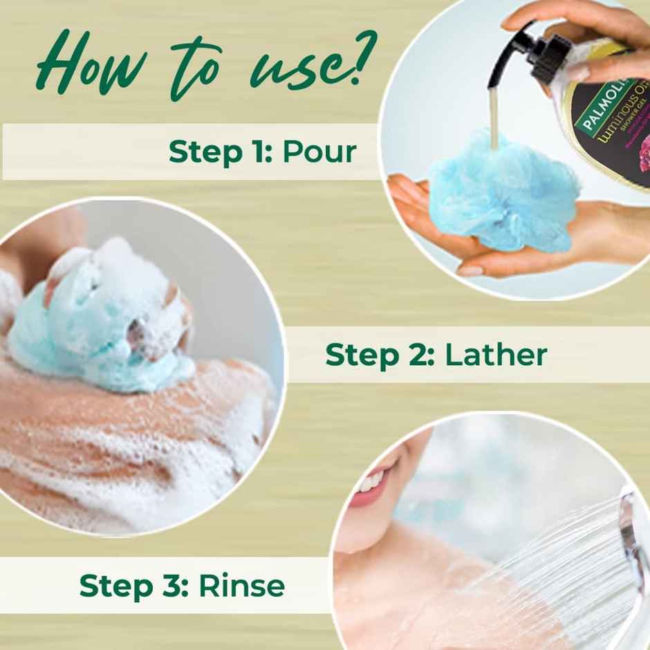 Palmolive Macadamia Oil With Peony Luminous Oils Shower Gel Combo