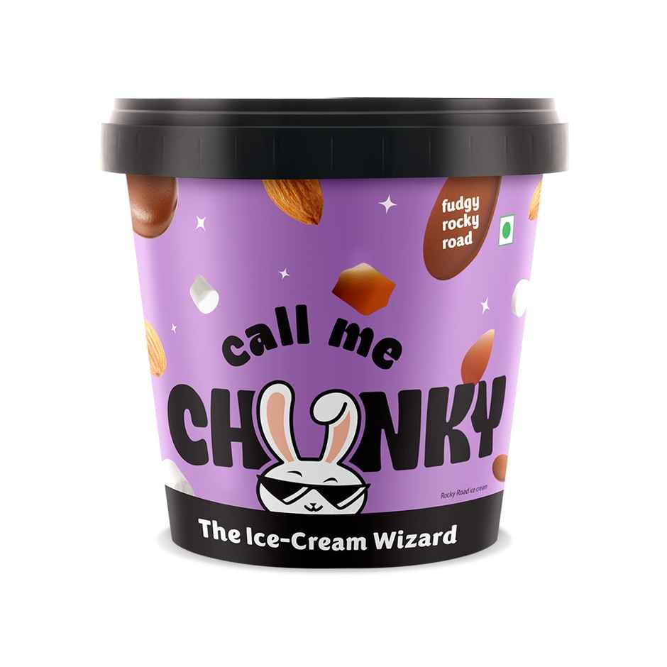 Call Me Chunky Fudgy Rocky Road Ice Cream Tub