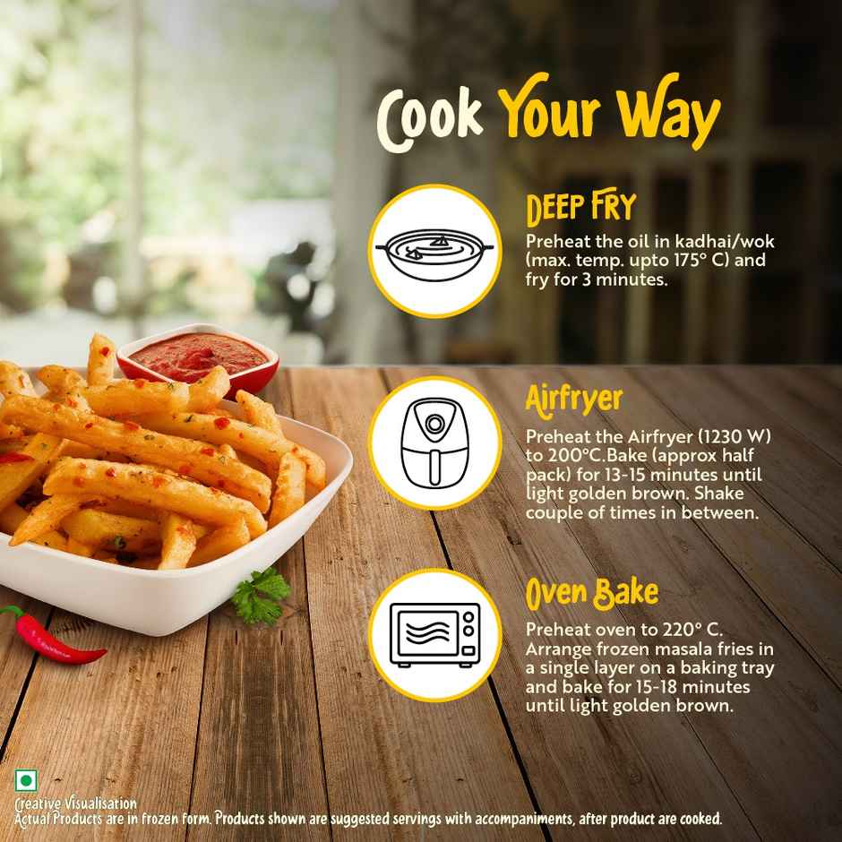 McCain Masala French Fries | Hot & Spicy | Spicy & Crispy