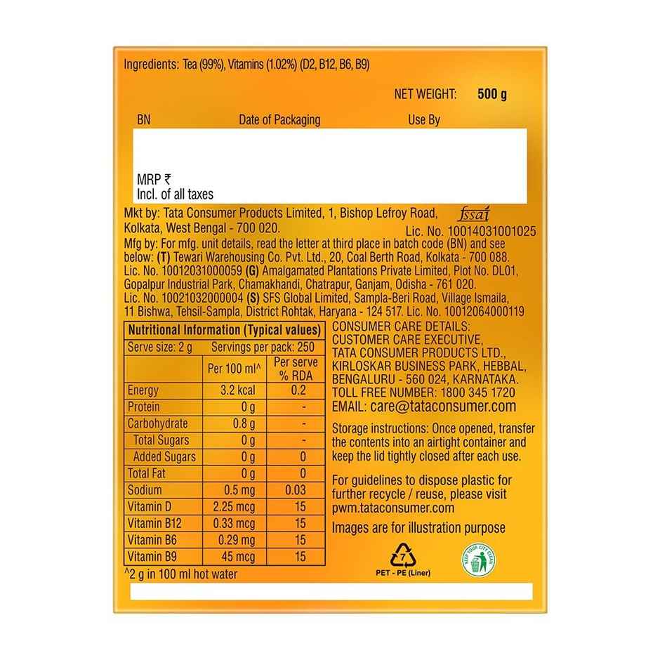Tata Tea Gold Natural Vitacare Tea