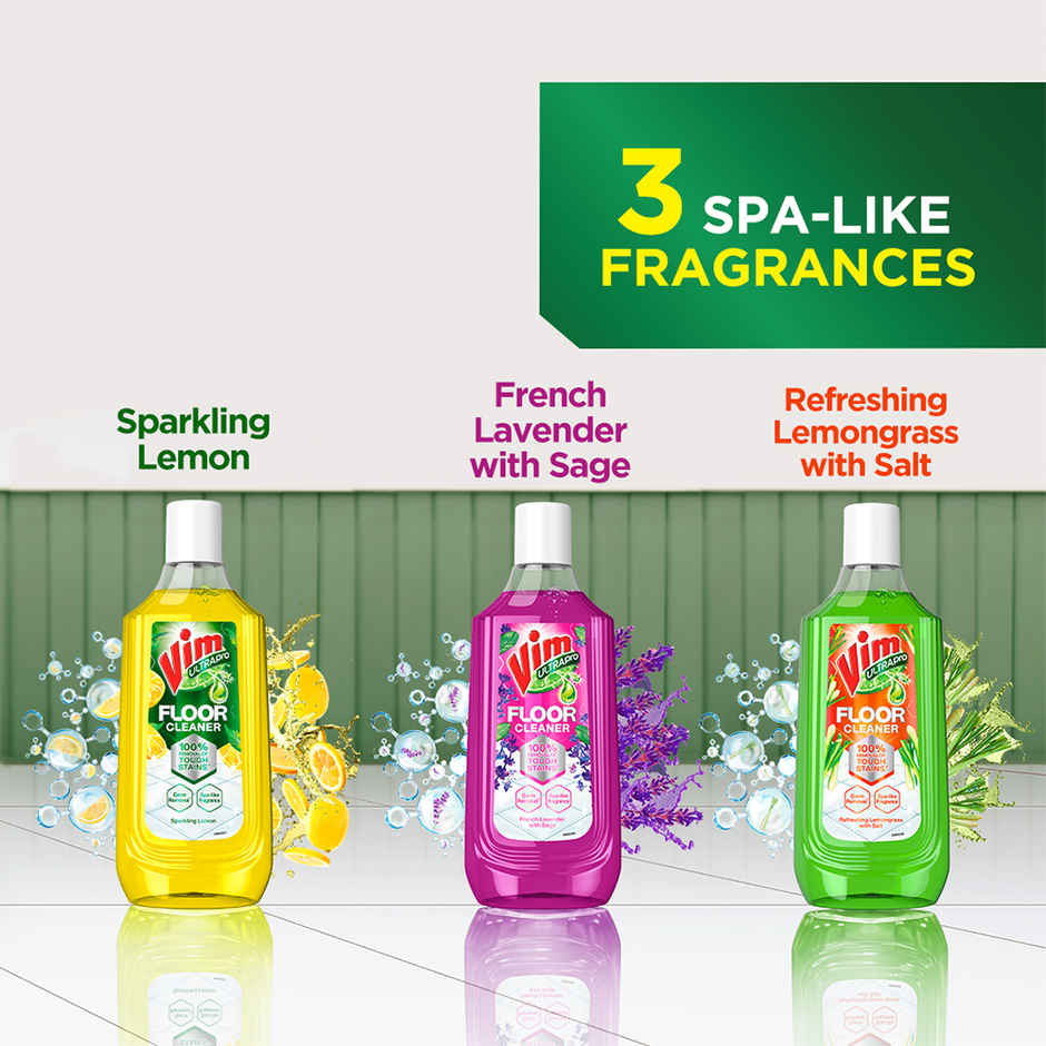 Vim Lemongrass With Salt Refreshing Floor Cleaner