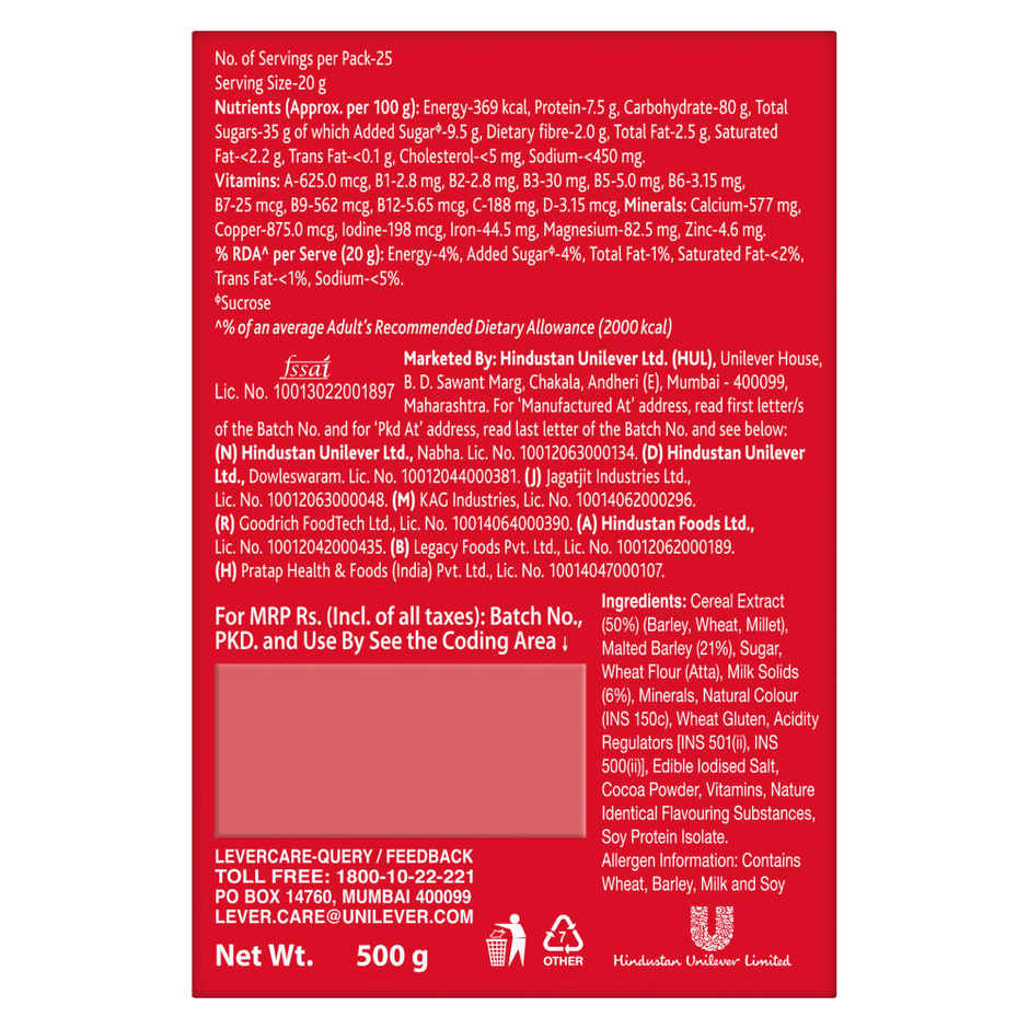 Boost Chocolate Malt Based Food Kids Drink Mix | For 5+ years Kids