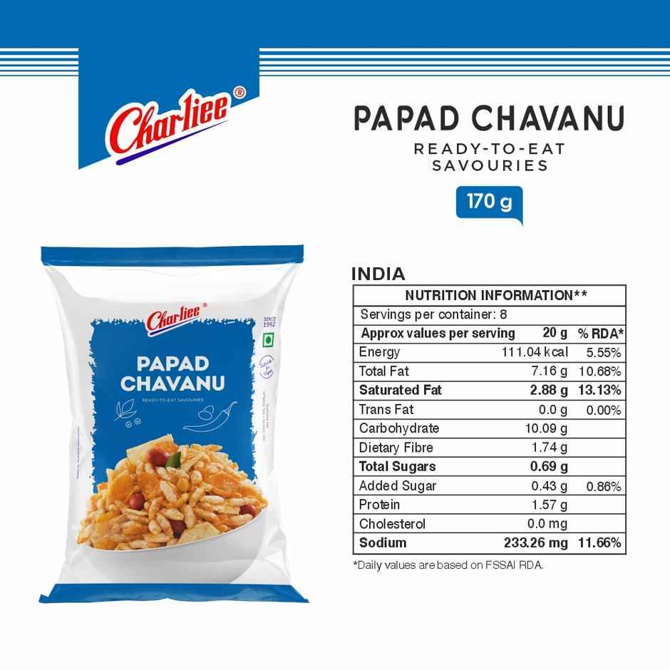 CHARLIEE Papad Chavanu