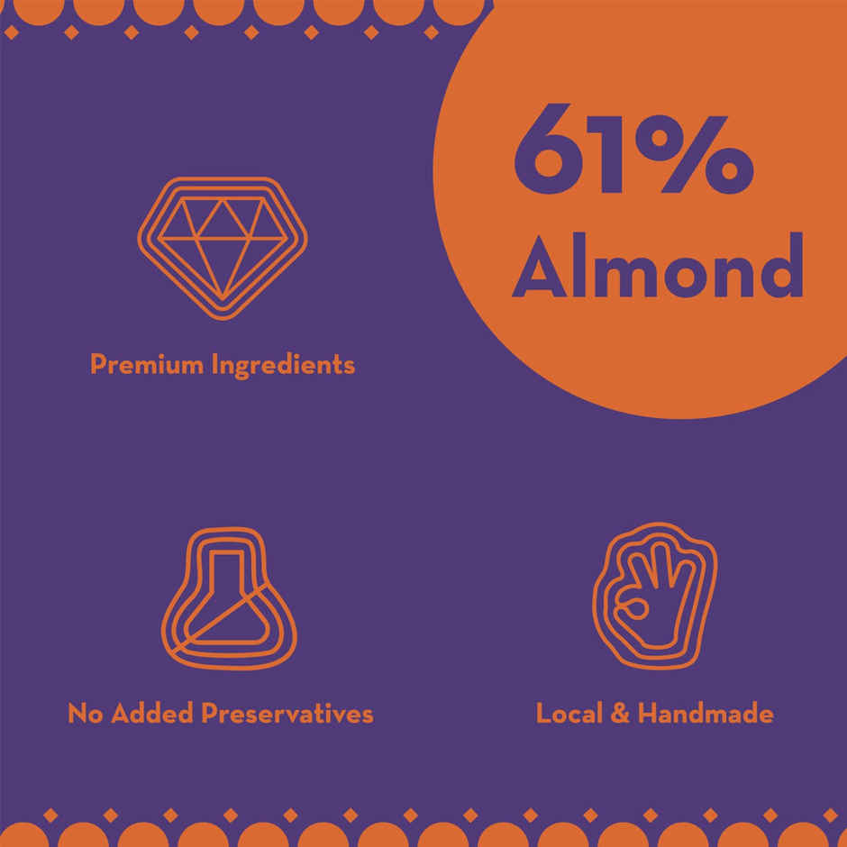 Badam Katli 61% Almond| Burfi | Sweet by GO DESi