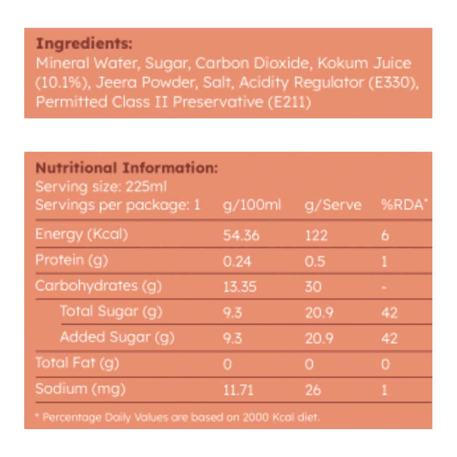 Dobra Pop Goli Kokum Jeera Soft Drink | Fizzy & Enjoyable