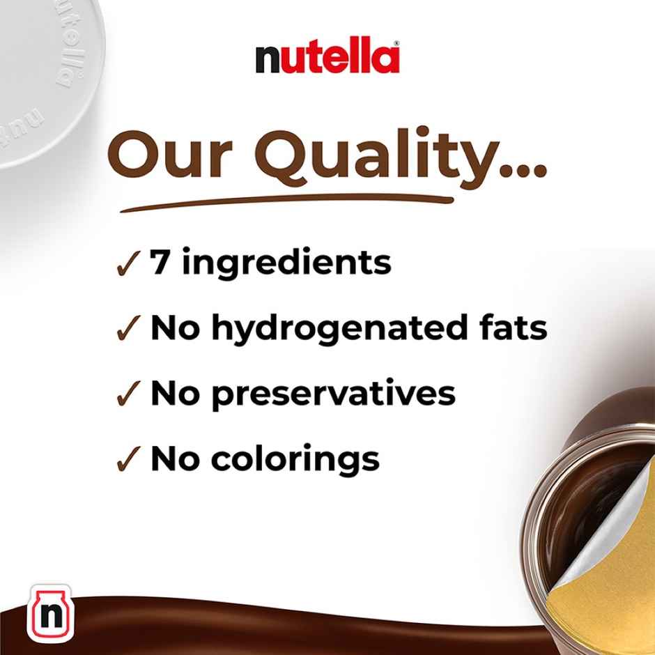 Ferrero Nutella Hazelnut Spread(180gms) & Britannia Milk Slice White Bread(400gms) Combo