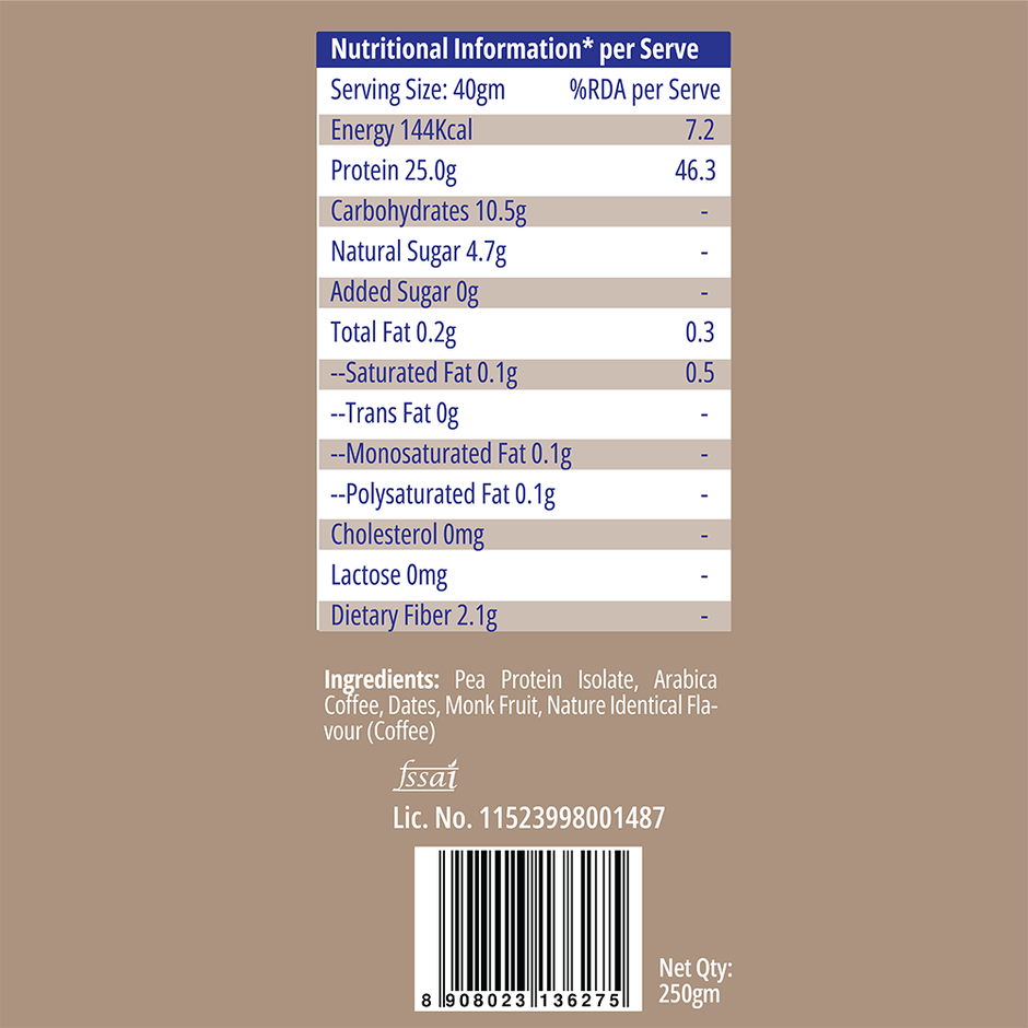 Maiva Pro Plant Protein Powder - Arabica Coffee