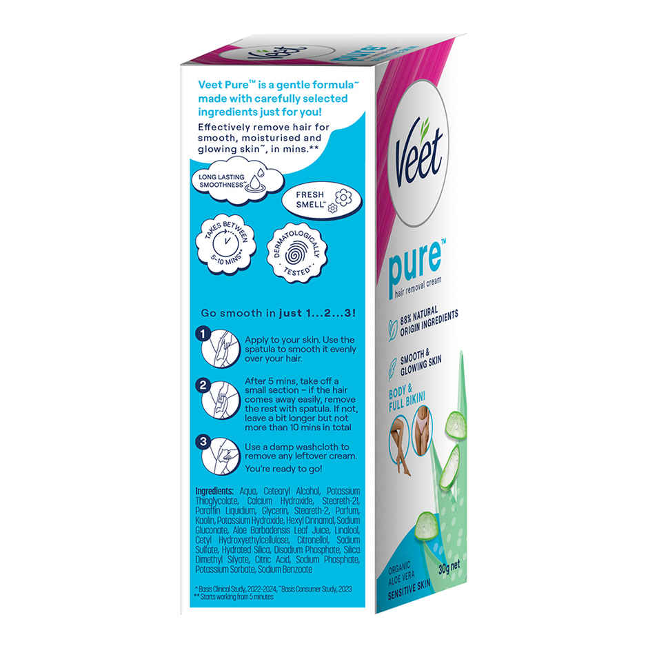 Veet Pure Hair Removal Cream Sensitive Skin