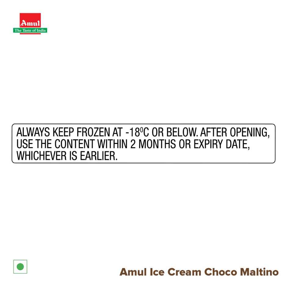 Amul Choco Maltino Ice Cream Tub