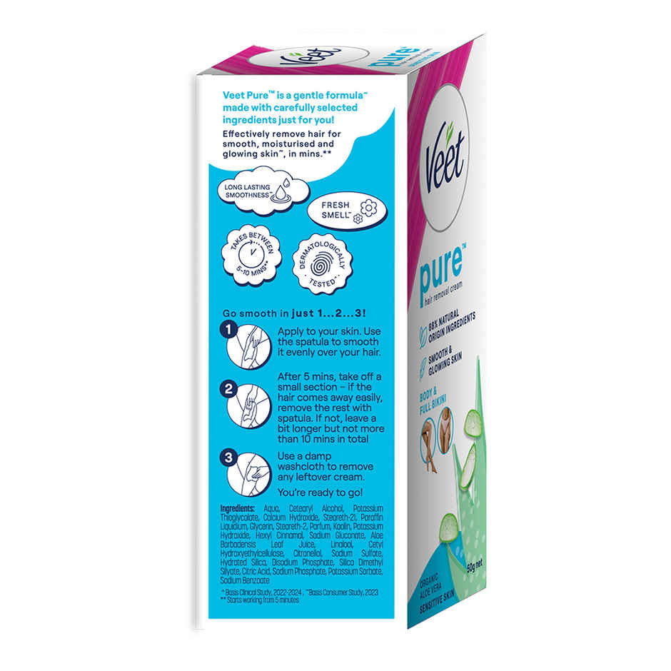 Veet Pure Hair Removal Cream - Sensitive Skin