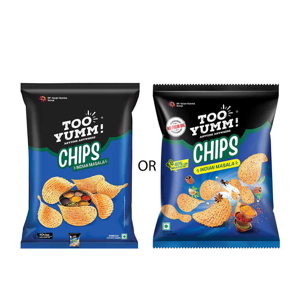 Too Yumm - Potato Chips Indian Masala(84gms) & Veeba Cheese And Jalapeno Dip(300gms) Combo