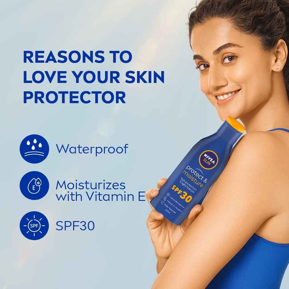 NIVEA SUN Protect and Moisture SPF 30 Advanced Sunscreen | PA+++ UVA - UVB Protection System