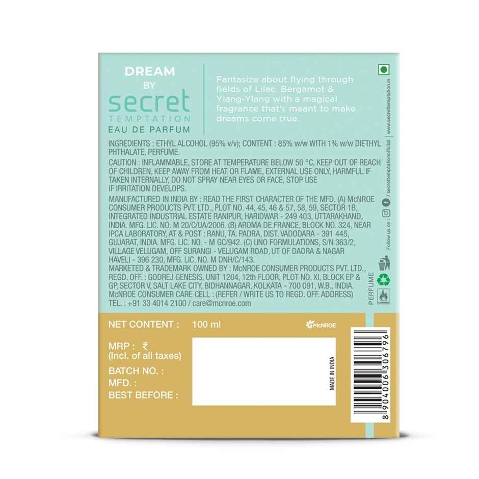Secret Temptation Dream Eau De Parfum For Women