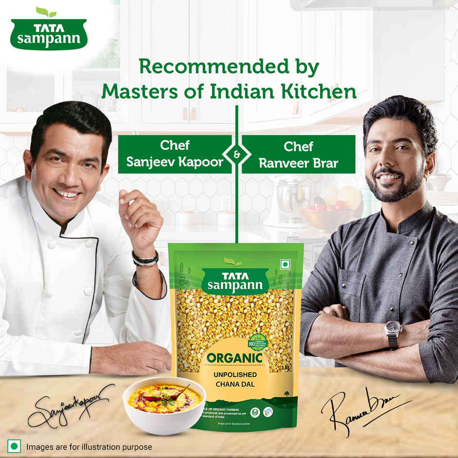 Tata Sampann Organic Unpolished Chana Dal