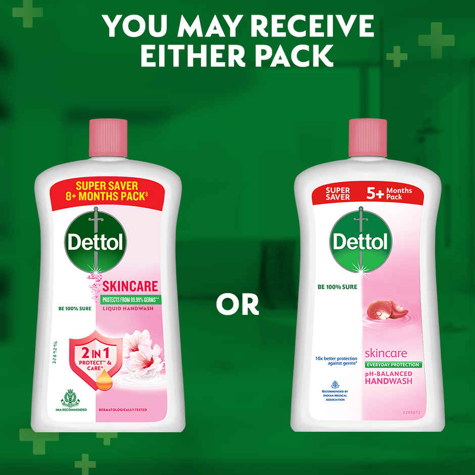 Dettol Skincare Hand Wash Refill | Moisturizing Handwash | pH Balance | Gentle on Skin