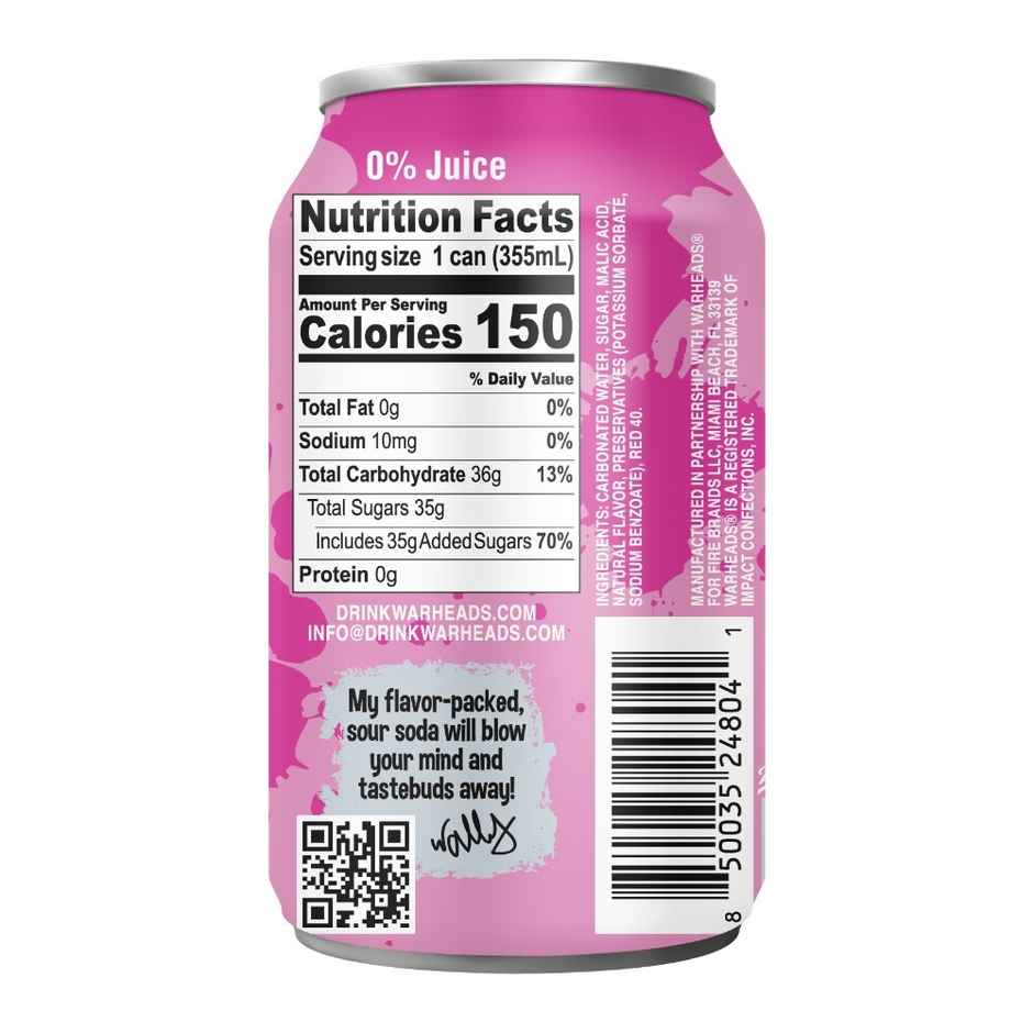 Warheads Sour Watermelon Soda