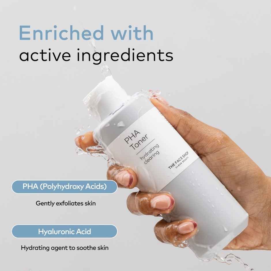 The Face Shop Alltimate Pha Face Toner - Exfoliating Korean Beauty Skincare With Hyaluronic Acid