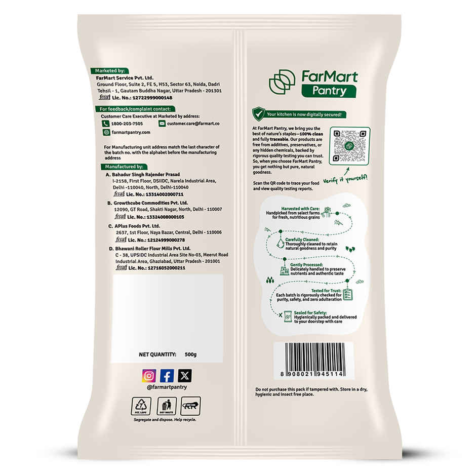 FarMart Pantry White Chickpea Jumbo Size/Kabuli Chana Big