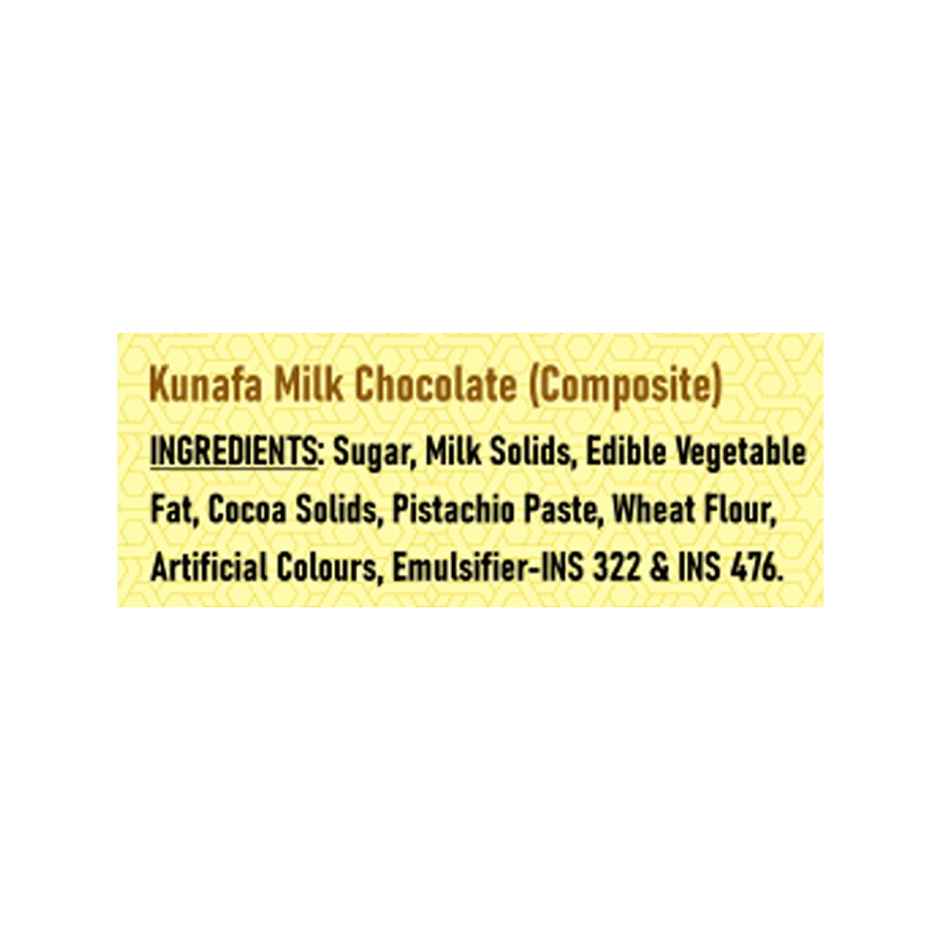 Karachi Bakery Dubai Kunefe/Kunafa Milk Chocolate Bar