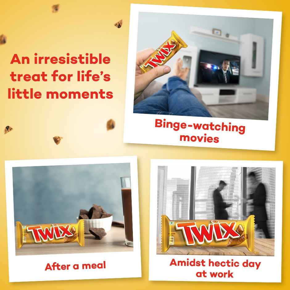 Twix Crunchy Cookie Rich Milk Chocolate Bar With Goodness Of Wafer (50g) & Sleepy Owl Assorted Premium Instant Coffee Sachets (10pcs) Combo 