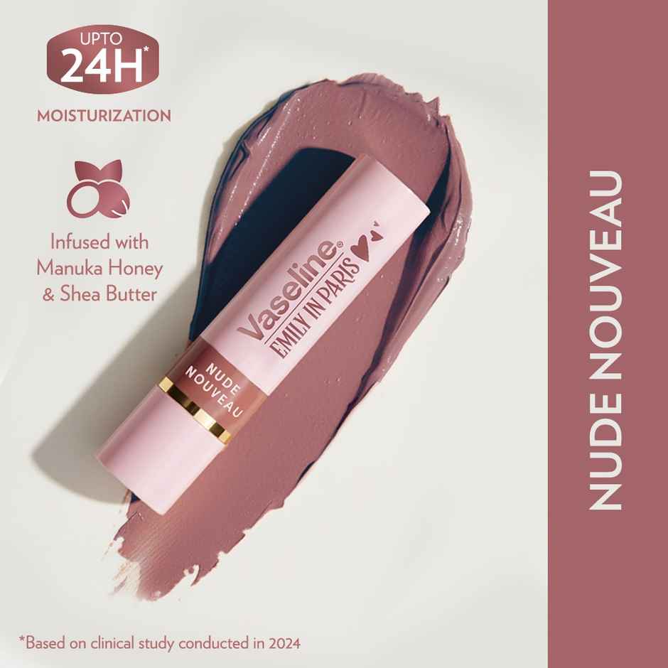 Vaseline Emily in Paris Nude Nouveau Tinted Lip Balm