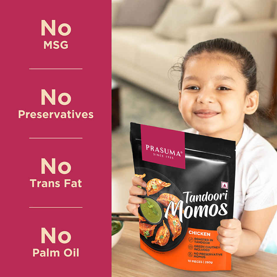 Prasuma Tandoori Chicken Momos | Spicy & Smoky