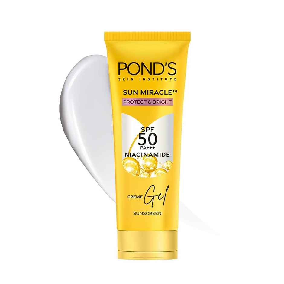 Ponds Sun Miracle SPF 50 PA+++ Light Sunscreen Protect & Bright, With 3% Active Niacinamide