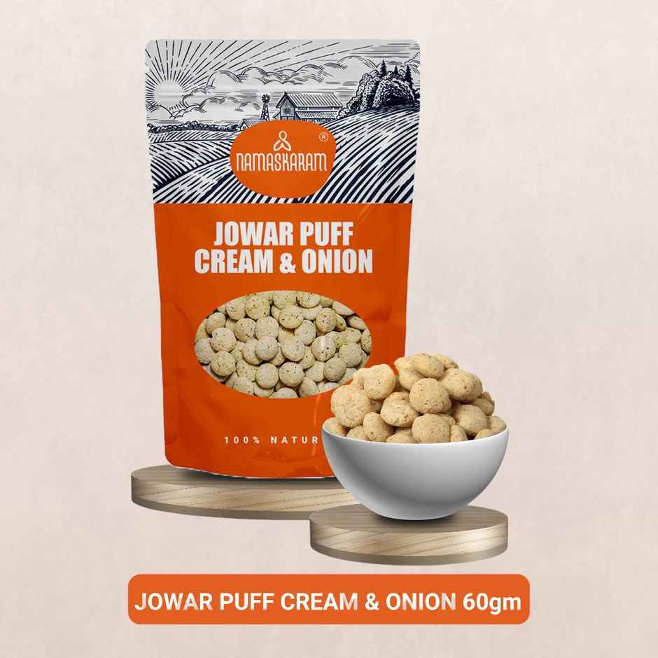 Namaskaram Jowar Puff Cream & Onion