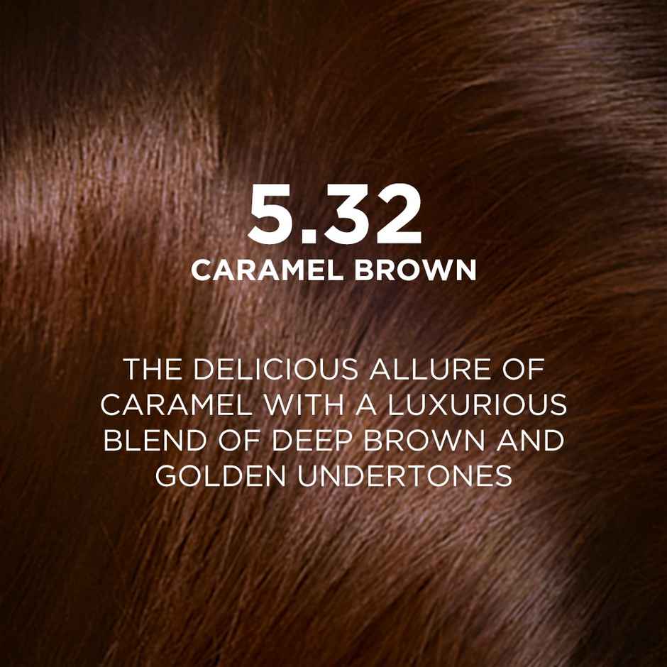 L'Oreal Paris Excellence Creme Hair Color, 5.32 Caramel Brown