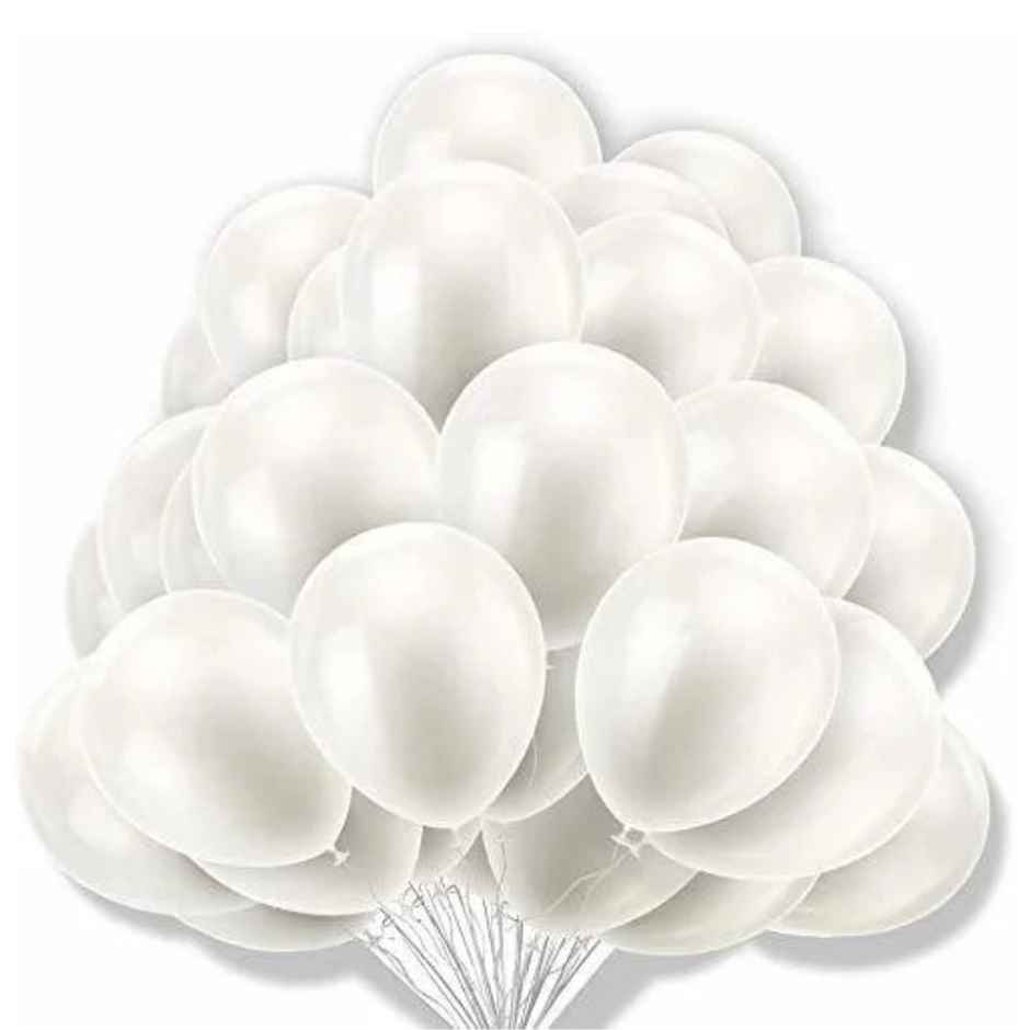 Balloons | White | Let's Vybe