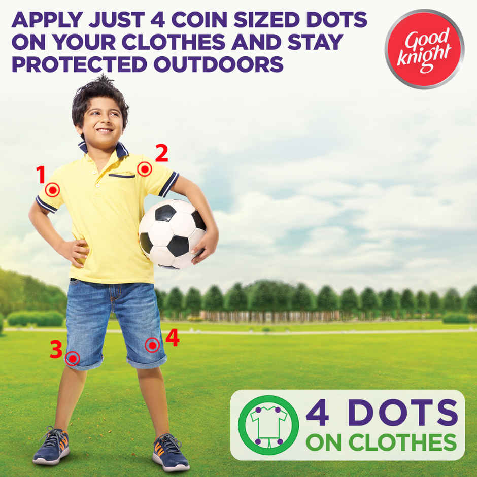 Good Knight Natural Mild Bloom Mosquito Repellent Fabric Roll On