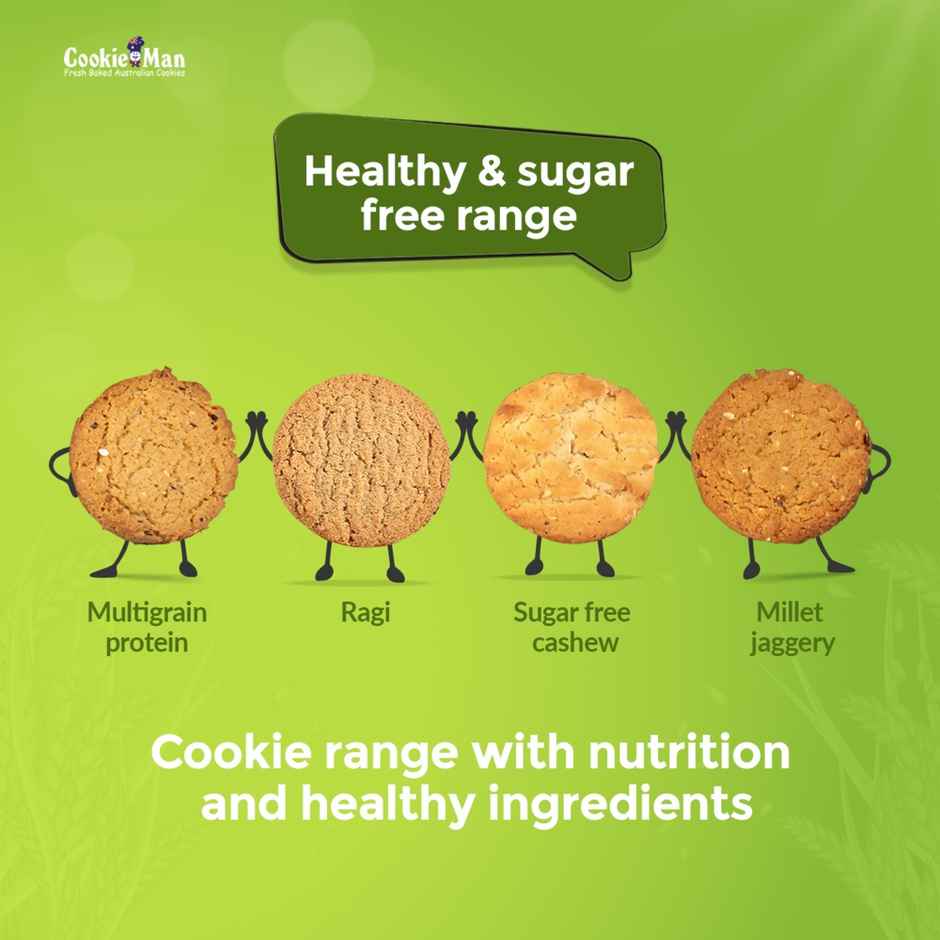 CookieMan Ragi Millet Jaggery Cookies | Wholesome & Crunchy