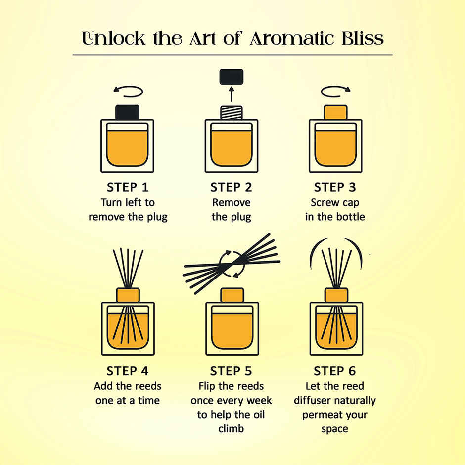 Tattvic Essence Luxury Reed Diffuser Set | Jasmine - 60 ml