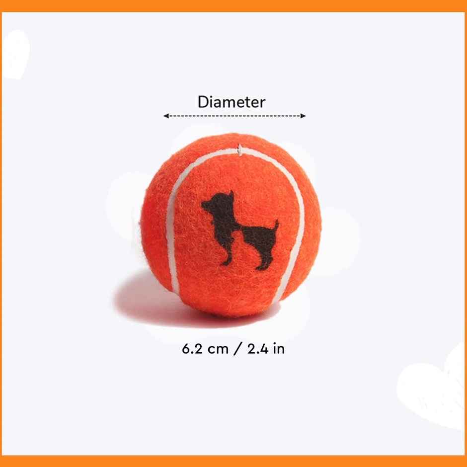 HUFT Tennis Ball For Dog Orange