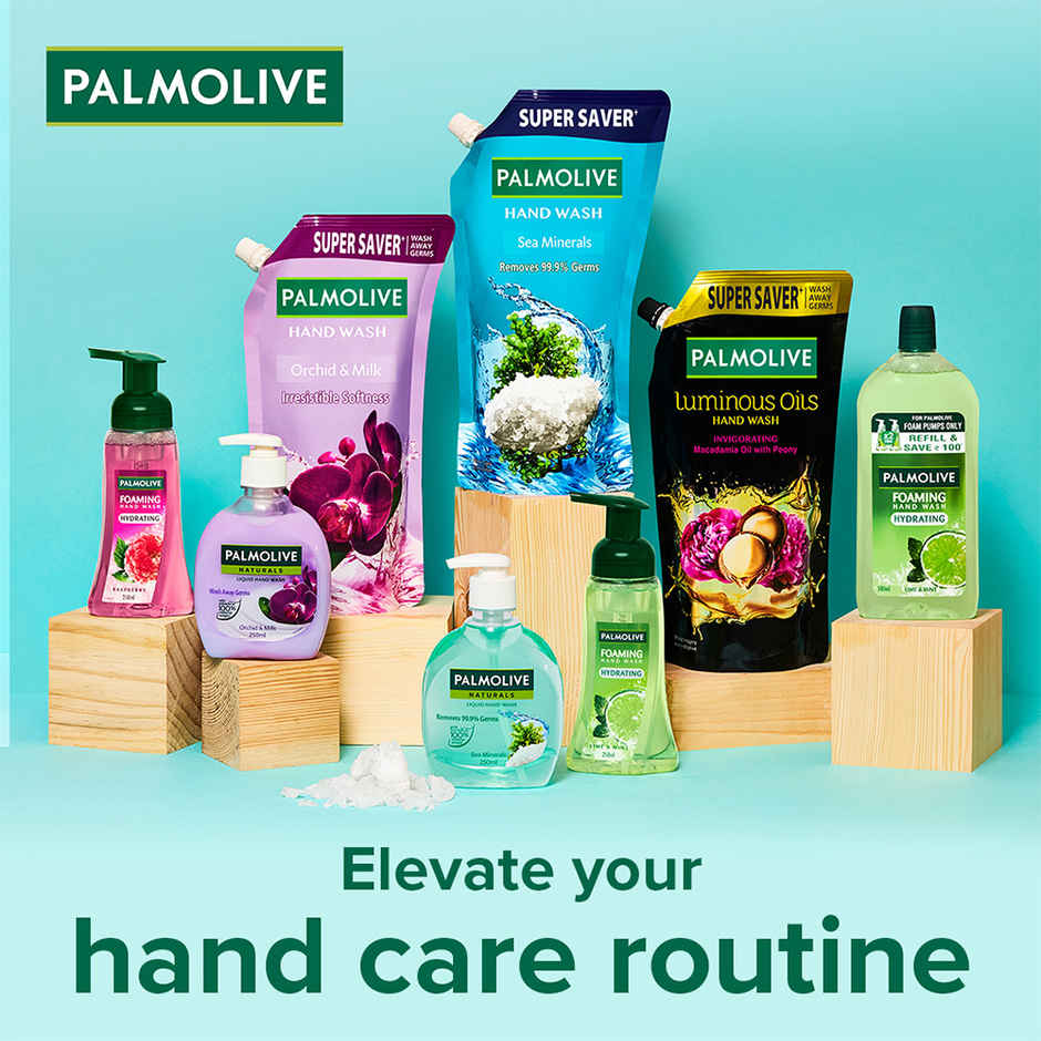 Palmolive Naturals Sea Minerals Liquid Hand Wash | Remove 99.9% of Germs | Refreshing Fragrance