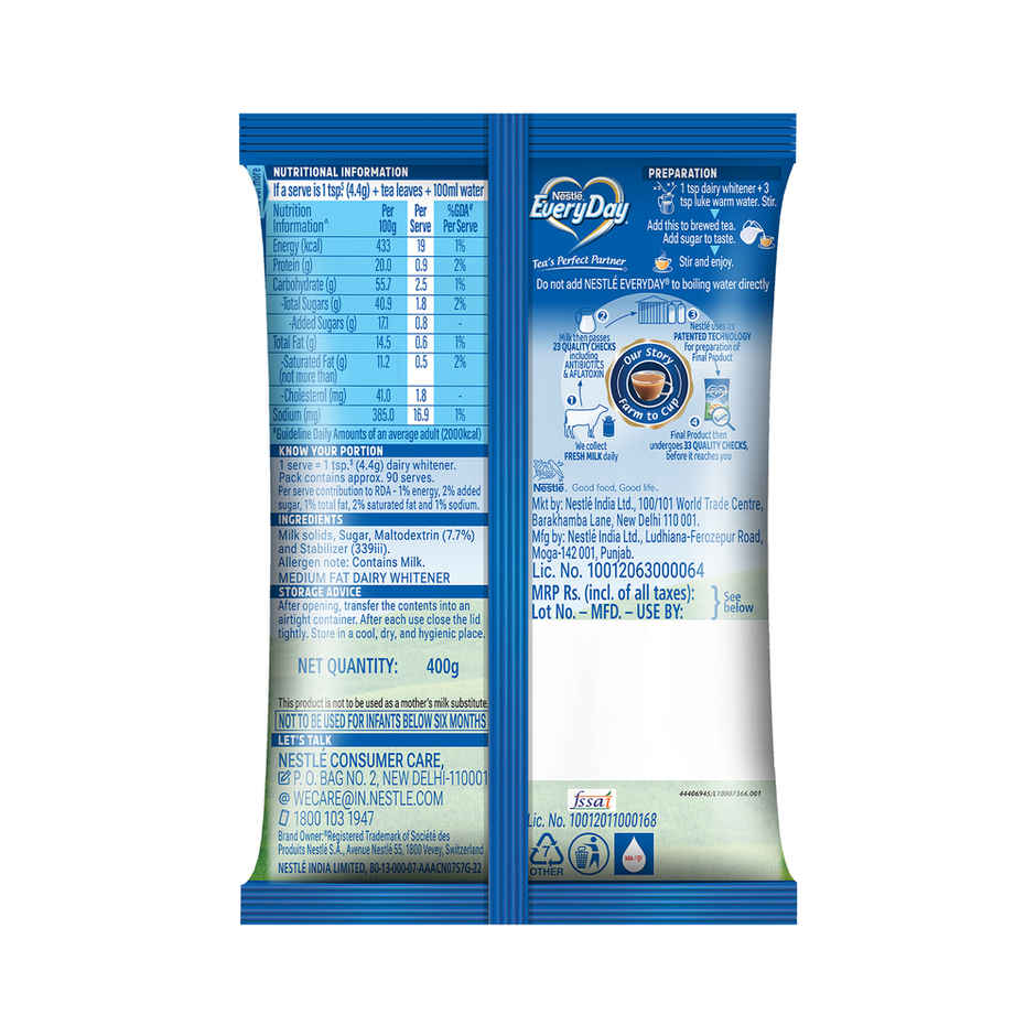 Nestle EveryDay Dairy Whitener