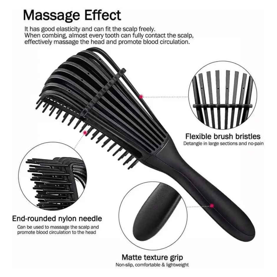 Detangler Paddle Hair Brush - Assorted