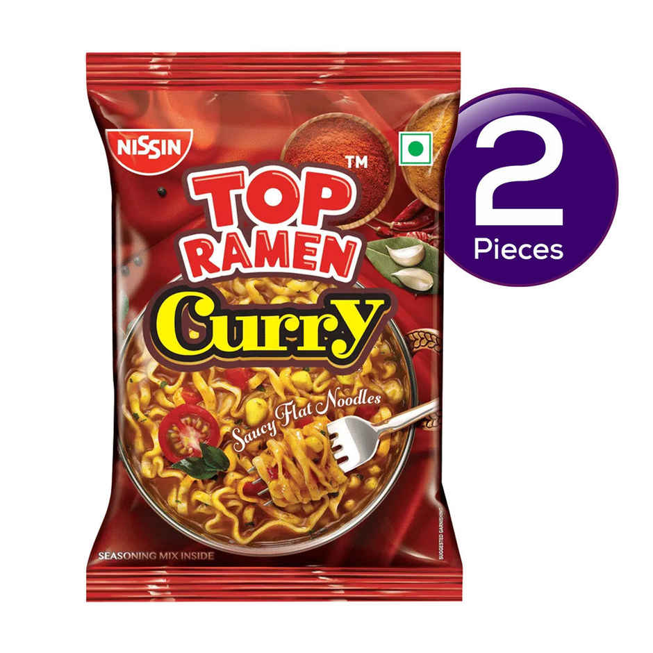 Top Ramen Noodles Curry Veg Pouch Combo