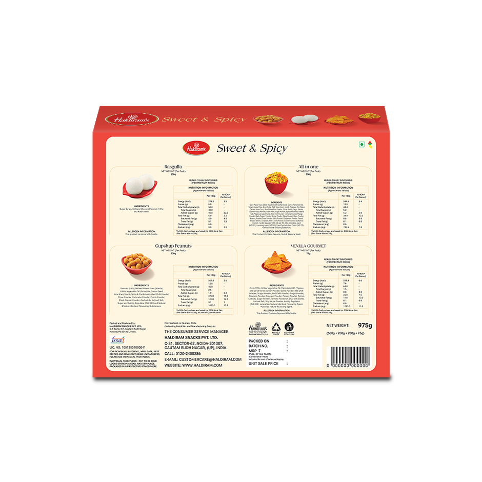 Haldiram's Sweet & Spicy Gift Box