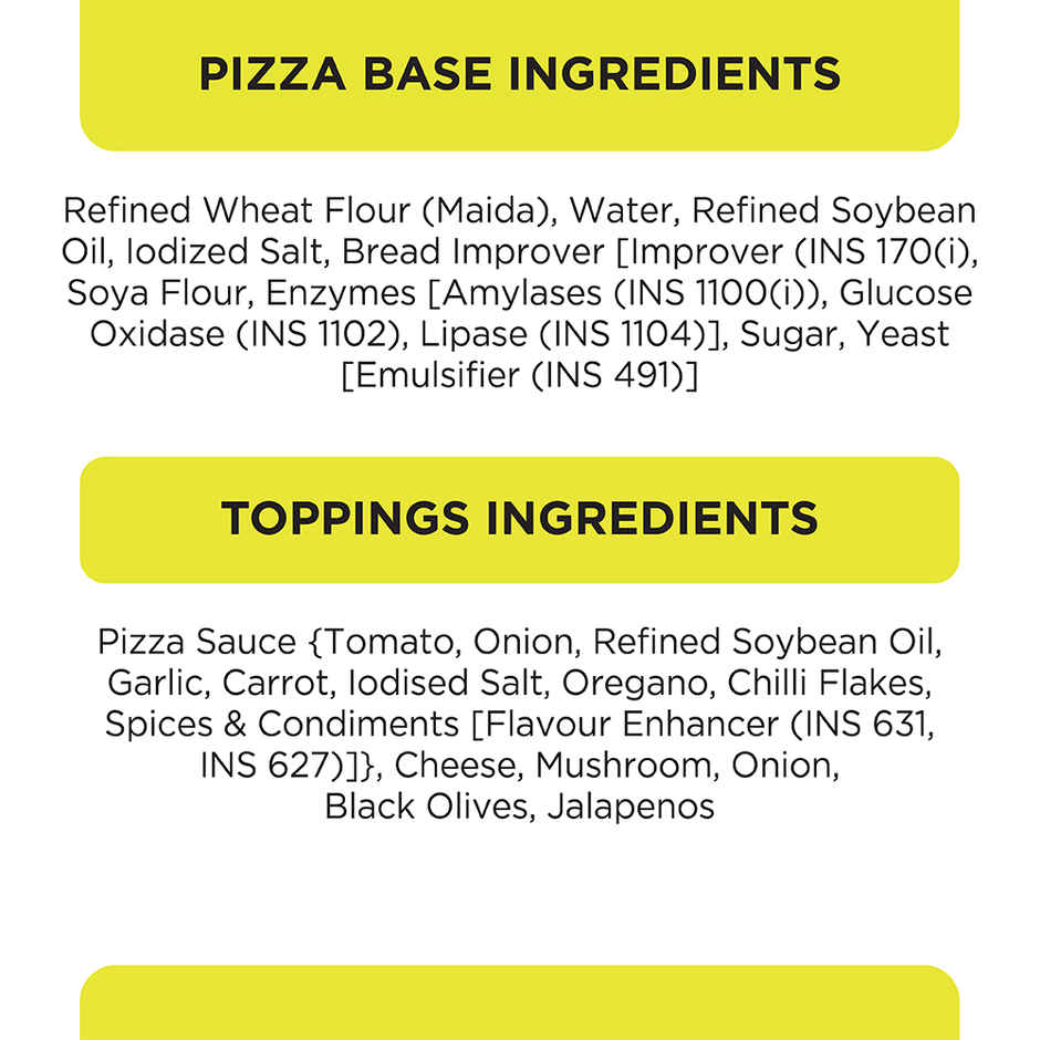 Prasuma Pizza Minis | Veg Supreme | No Preservatives Added