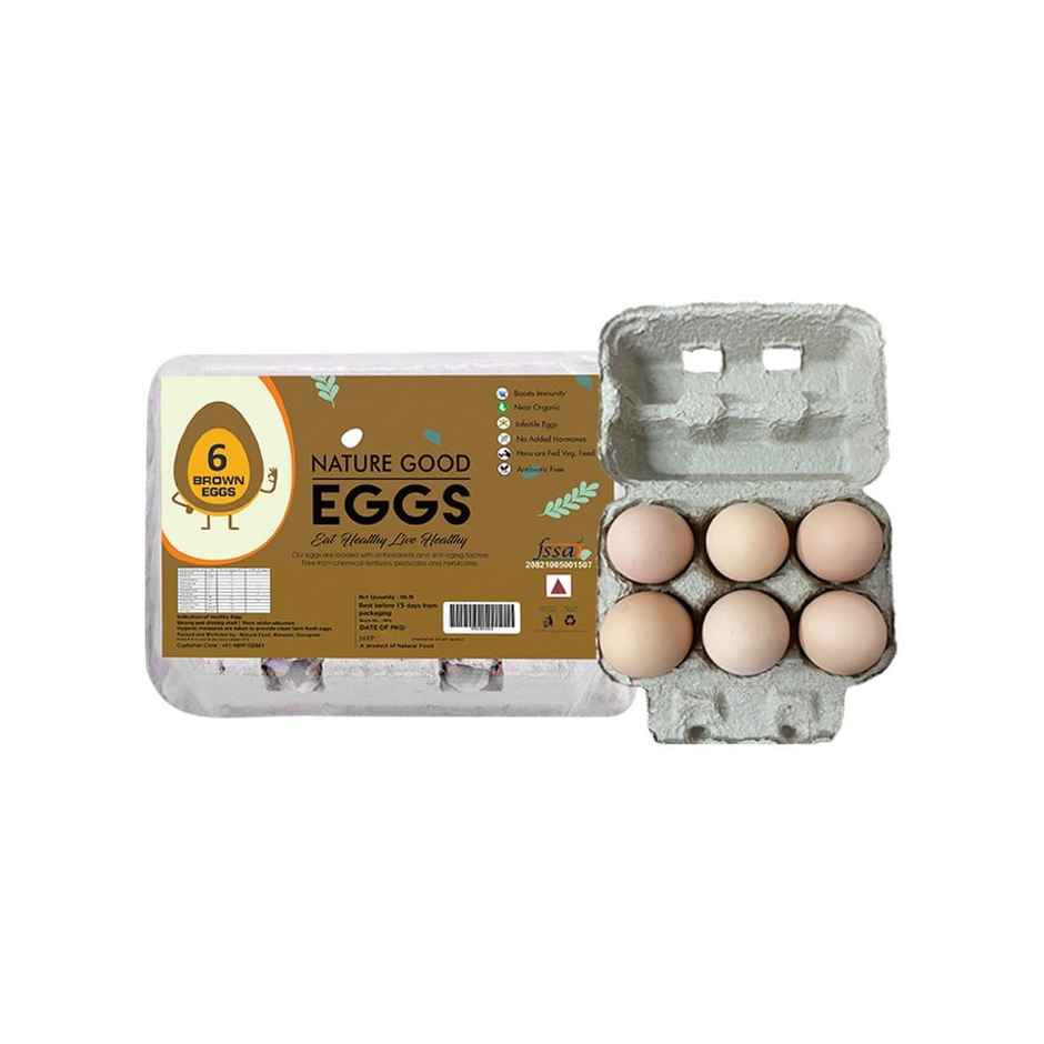 Natural Food Nature Good Brown Egg Tray