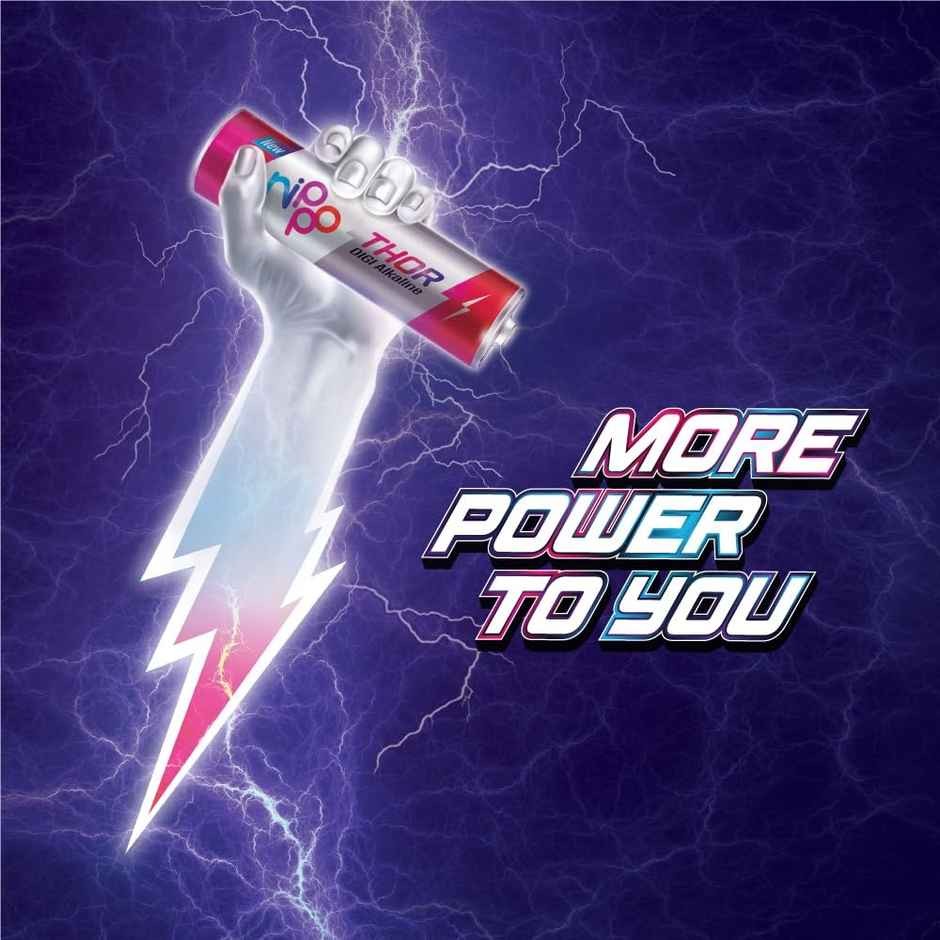 Nippo Thor Alkaline AAA Batteries | Pack of 10