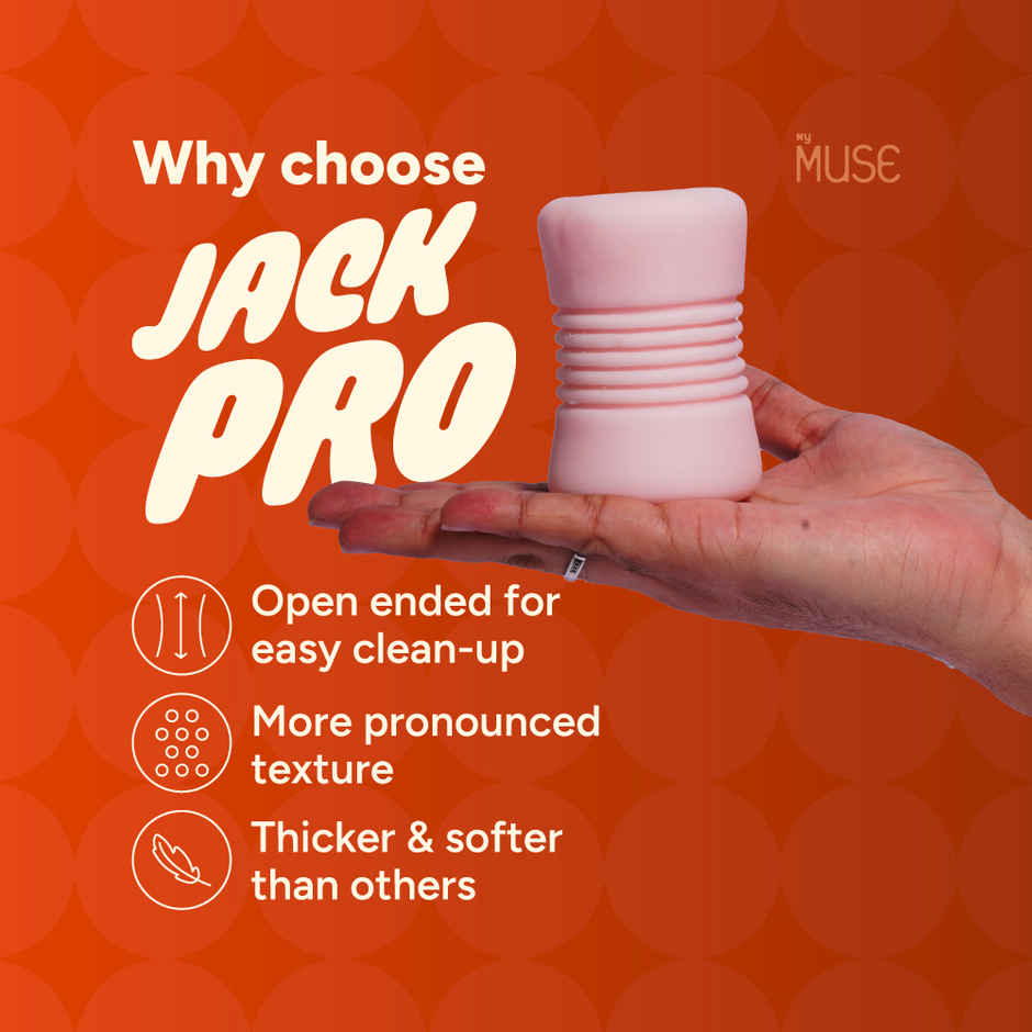 MyMuse Jack Pro Stroker For Men | Ultra-Soft & Thick