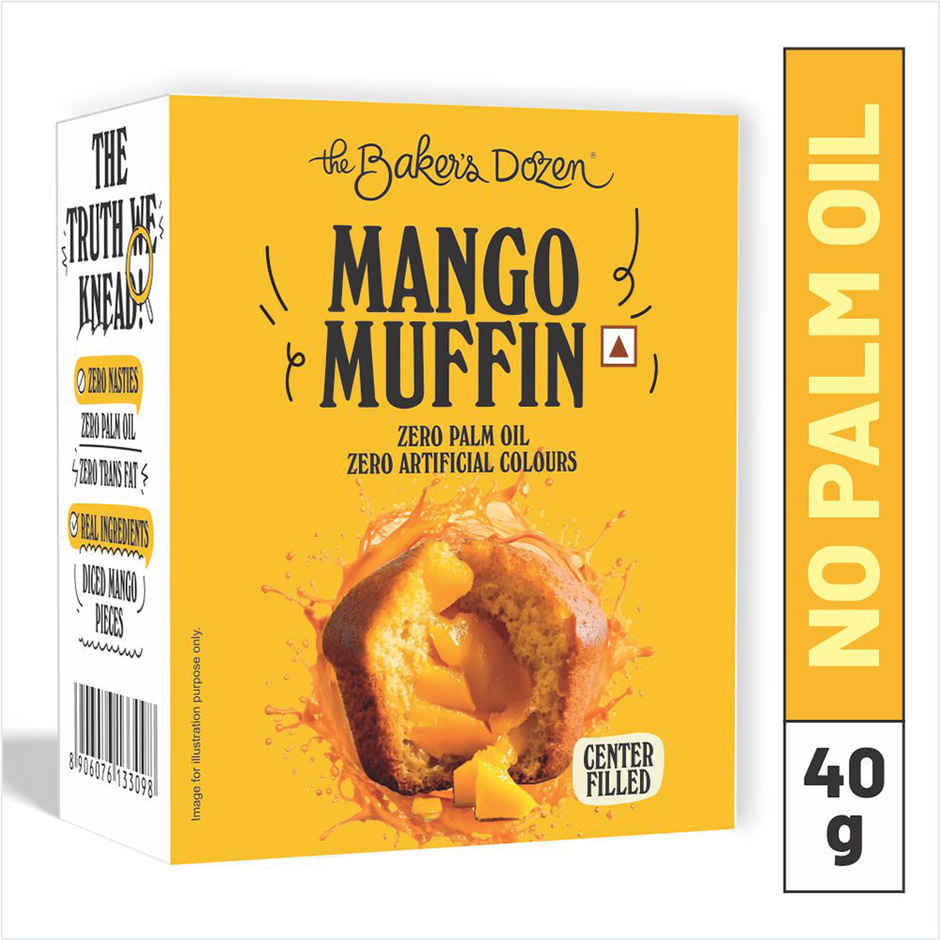 The Baker's Dozen Mango Muffin | Centre Filled