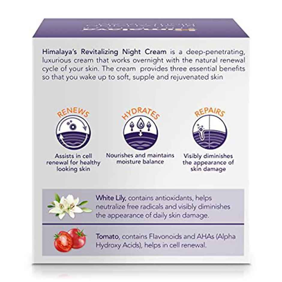 Himalaya Revitalizing Night Cream With White Lily