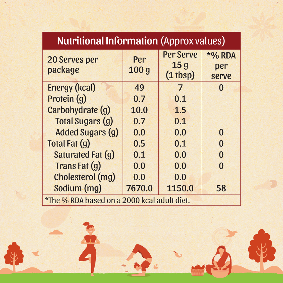 Mother's Recipe Hearty Roots Lime Pickle - Oil Free