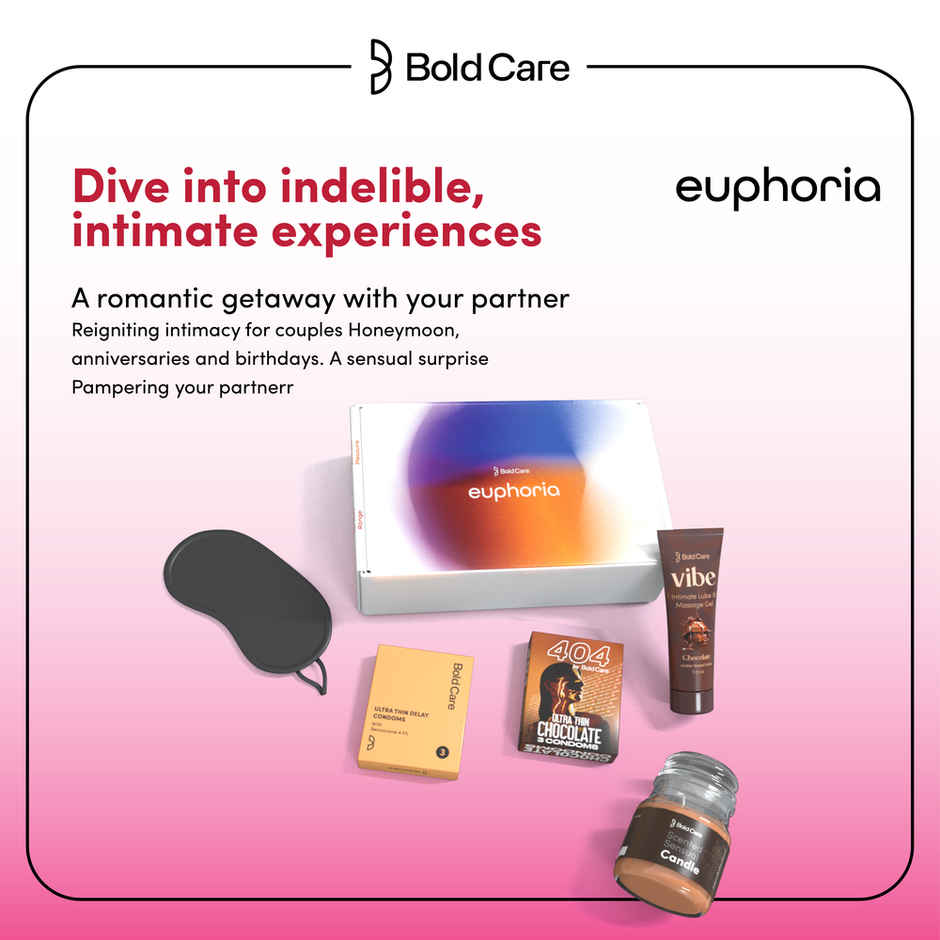 Bold Care Euphoria Giftset For Couples - Designed For Ultimate Pleasure & Excitement