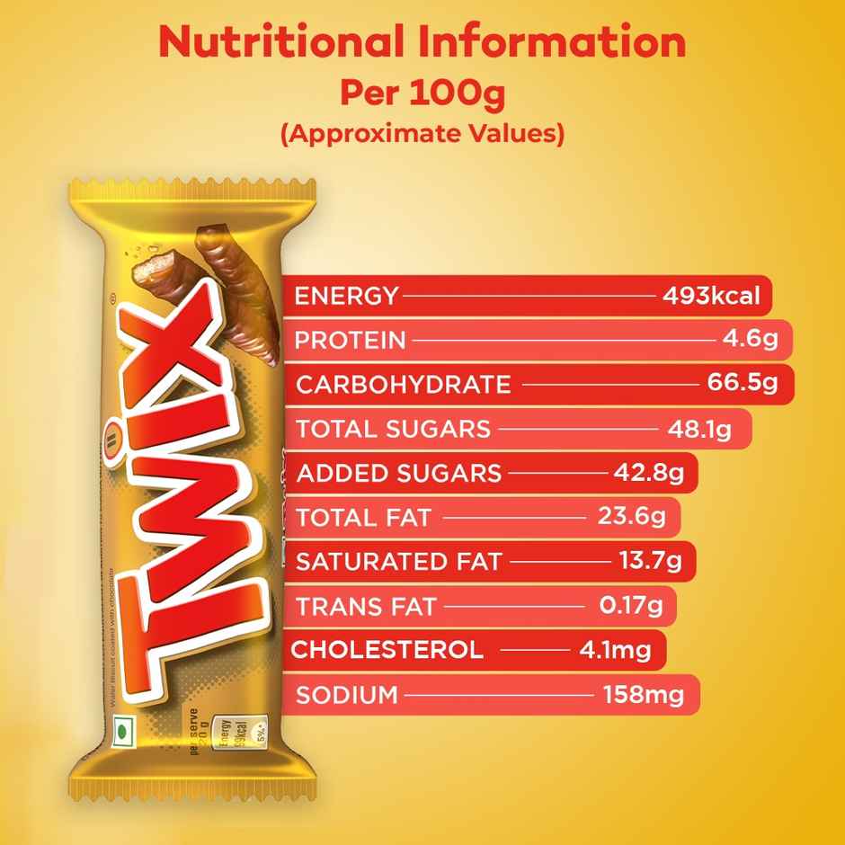 Twix Crunchy Cookie Rich Milk Chocolate Bar With Goodness Of Wafer (50g) & Sleepy Owl Assorted Premium Instant Coffee Sachets (10pcs) Combo 