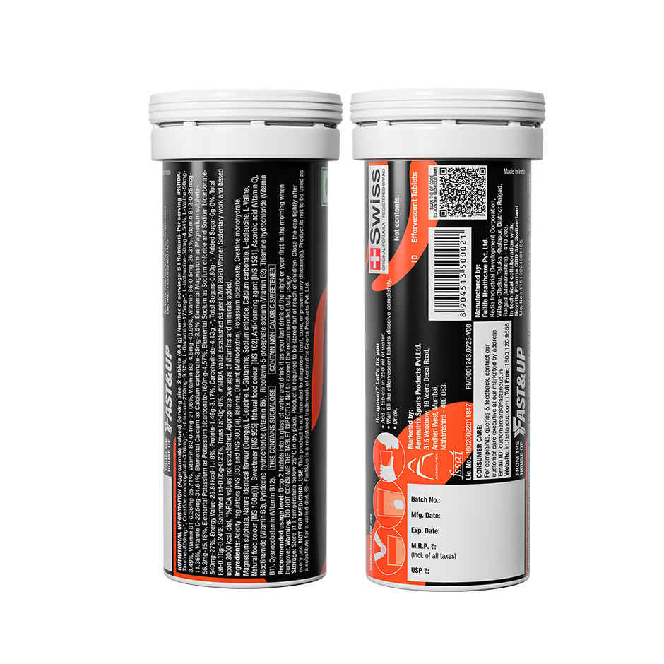 Fast&Up NightOut Hangover Solution | Orange Spritz Flavour