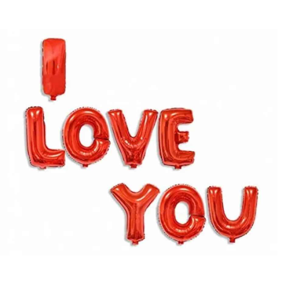 I Love You Foil Balloons | Let's Vybe
